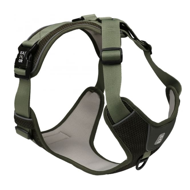 Duvoplus EXPLOR Ultimate Fit No-Pull-Geschirr - Undercover Green - S - 35-45cm - 40-52cm: Produktbild