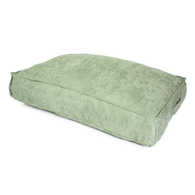 Duvoplus Kissen Velvet rechteckig - grün - 97x68x18,5cm: Produktbild