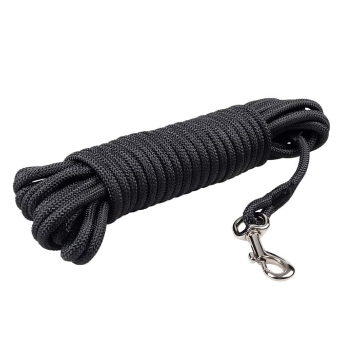Duvoplus EXPLOR Trackingleine Classic rund - schwarz - 15m/8mm: Produktbild