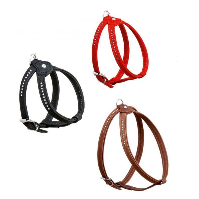 Karlie Buffalo Strass Geschirr - Braun - 10 mm / 25-32 cm: Produktbild