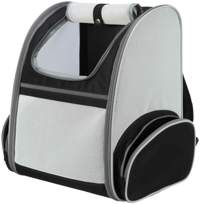 Trixie Rucksack Chloe - Hellgrau/Schwarz: Produktbild
