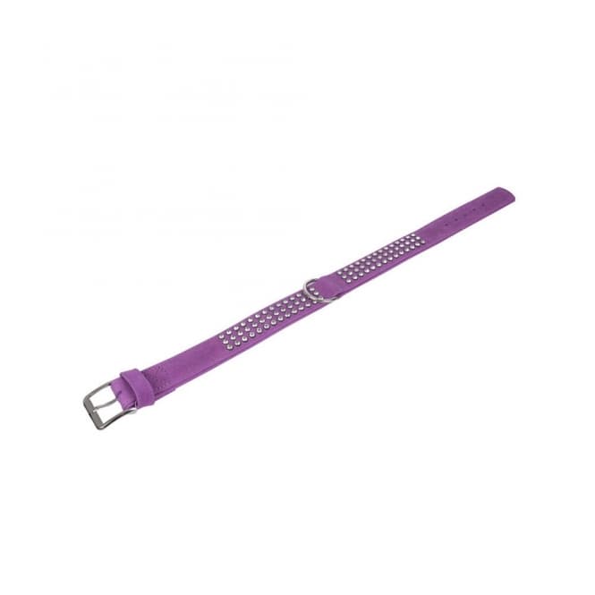 Karlie Buffalo Strass-Halsband - Violett - 3-reihig, 65cm/40mm: Produktbild