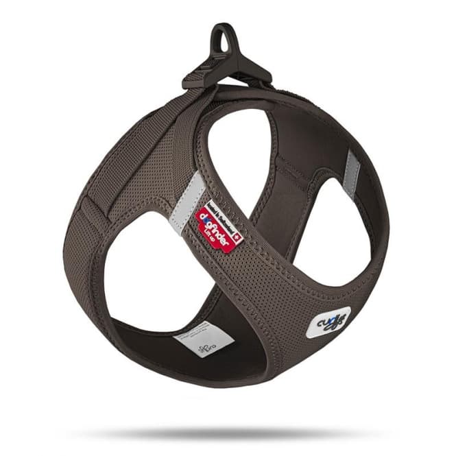 Curli Clasp Vest Hundgeschirr Air-Mesh – braun